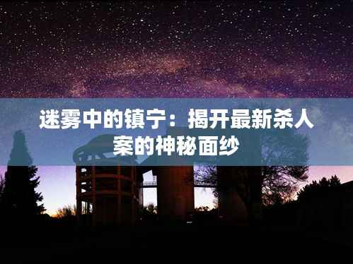 迷雾中的镇宁：揭开最新杀人案的神秘面纱