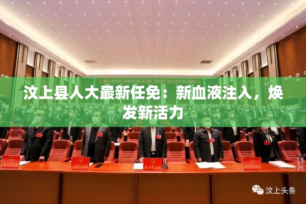 汶上县人大最新任免：新血液注入，焕发新活力