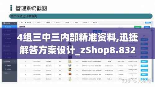 4组三中三内部精准资料,迅捷解答方案设计_zShop8.832