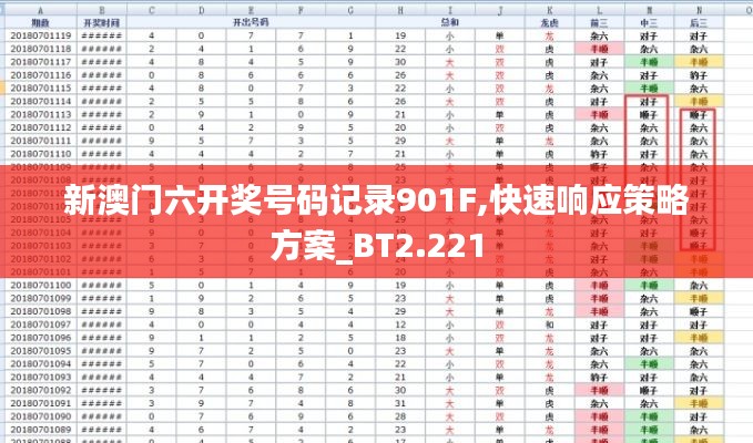新澳门六开奖号码记录901F,快速响应策略方案_BT2.221