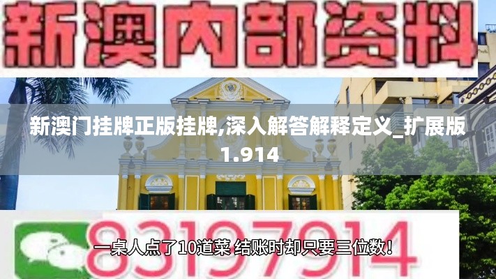 新澳门挂牌正版挂牌,深入解答解释定义_扩展版1.914