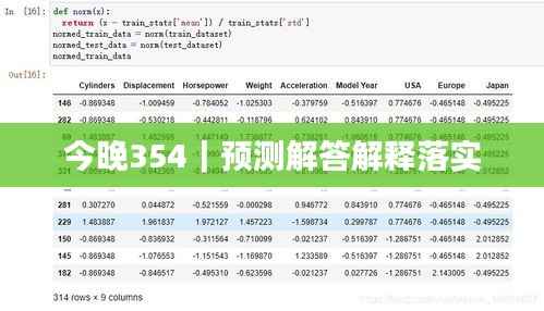 今晚354|预测解答解释落实