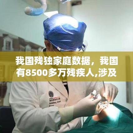 我国残独家庭数据,我国有8500多万残疾人,涉及7000多万个家庭