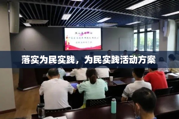 落实为民实践,为民实践活动方案